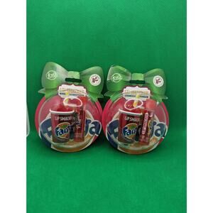 Lip Smacker Fanta Strawberry Lip Balm Cup and Stick set of 2